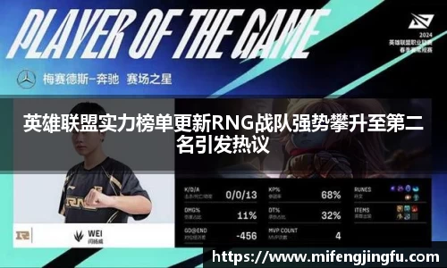 英雄联盟实力榜单更新RNG战队强势攀升至第二名引发热议